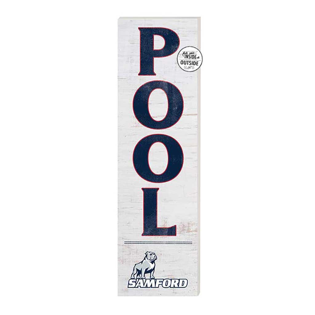 10x35 Indoor Outdoor Sign Pool Samford Bulldogs