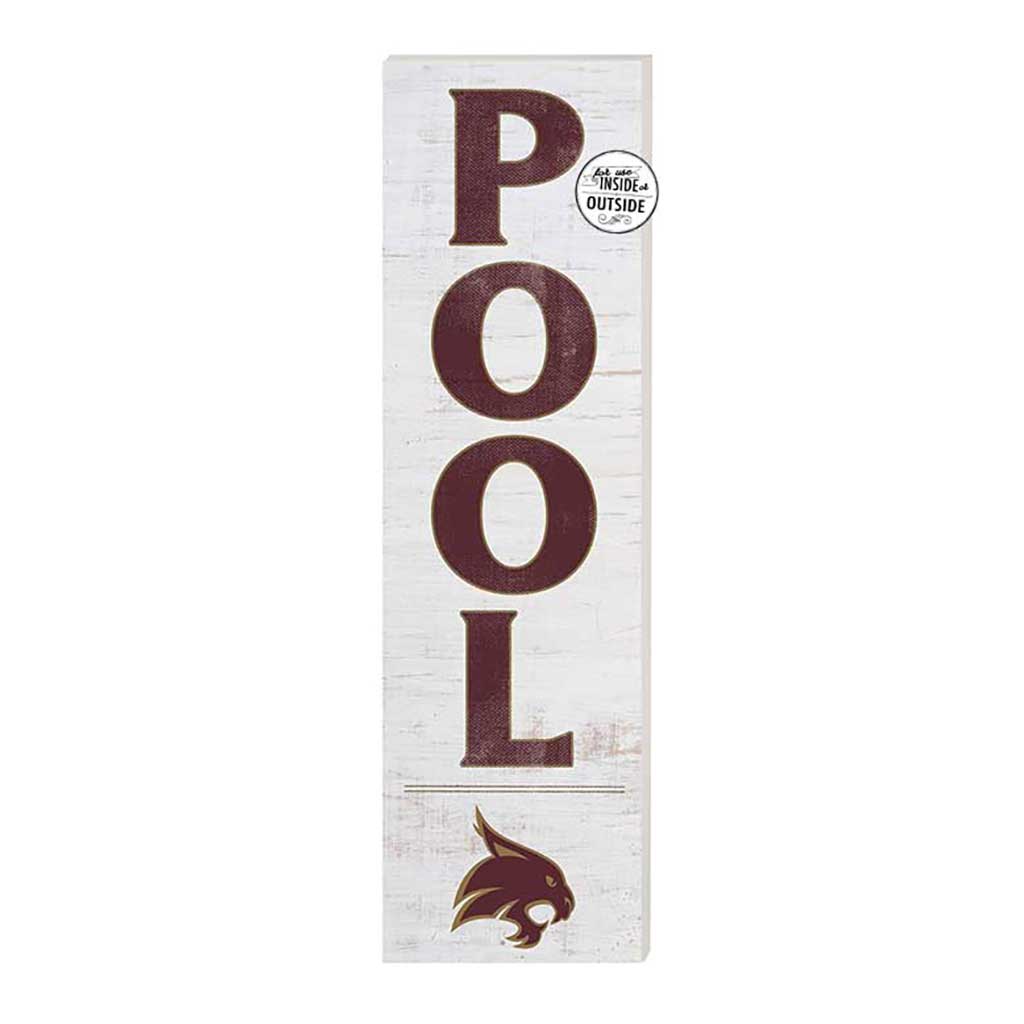 10x35 Indoor Outdoor Sign Pool Texas State Bobcats