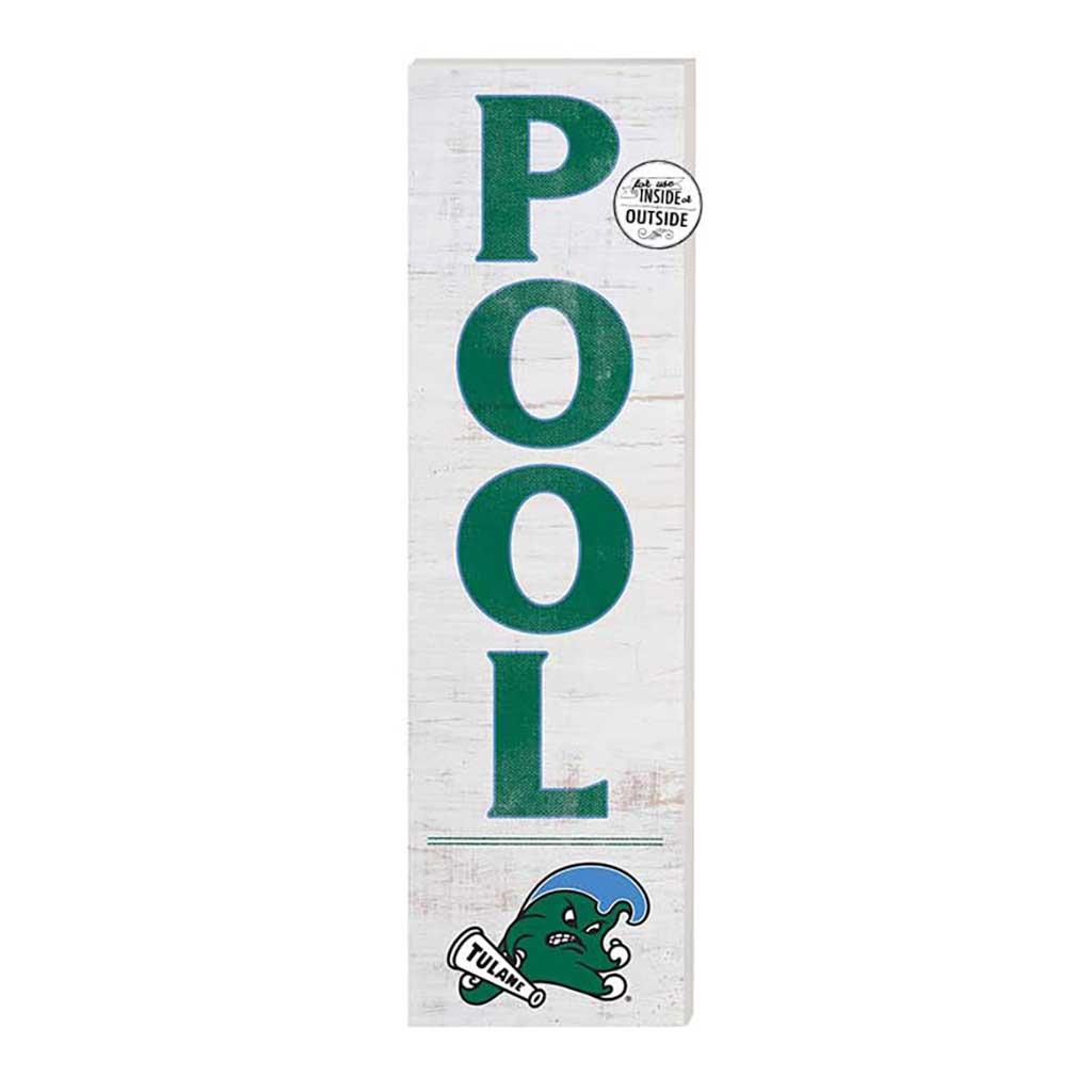 10x35 Indoor Outdoor Sign Pool Tulane Green Wave