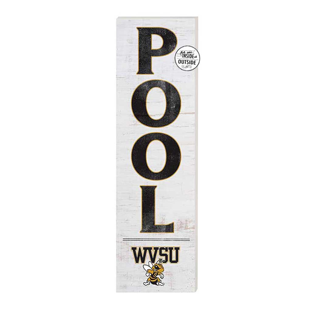 10x35 Indoor Outdoor Sign Pool West Virginia State Yellow Jackets