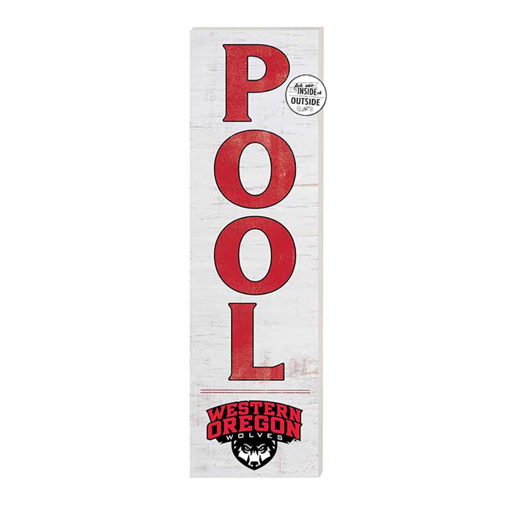 10x35 Indoor Outdoor Sign Pool Western Oregon Wolves