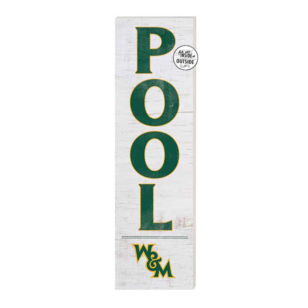 10x35 Indoor Outdoor Sign Pool William and Mary Tribe