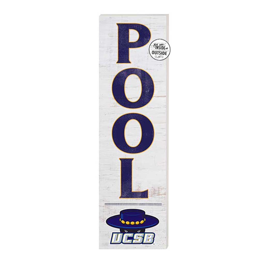 10x35 Indoor Outdoor Sign Pool University of California Santa Barbra Gauchos