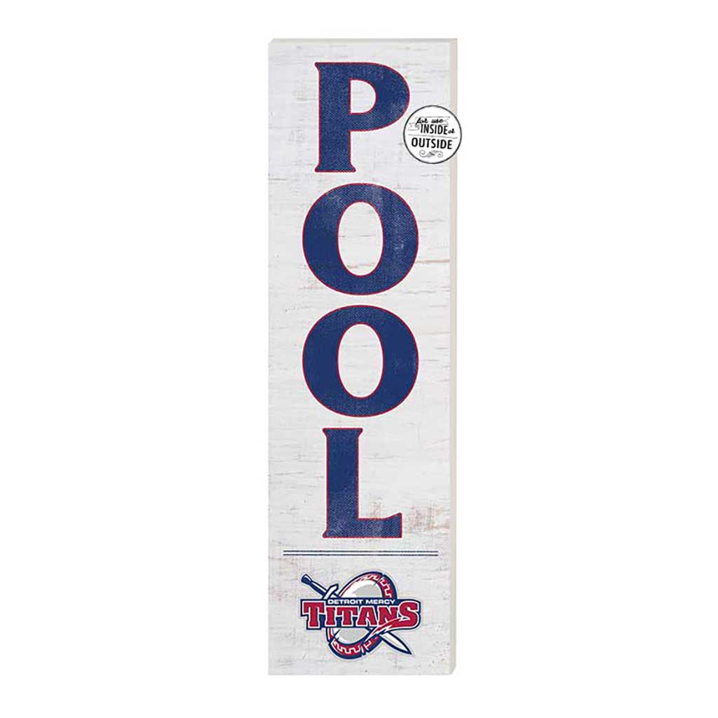 10x35 Indoor Outdoor Sign Pool Detroit Mercy Titans