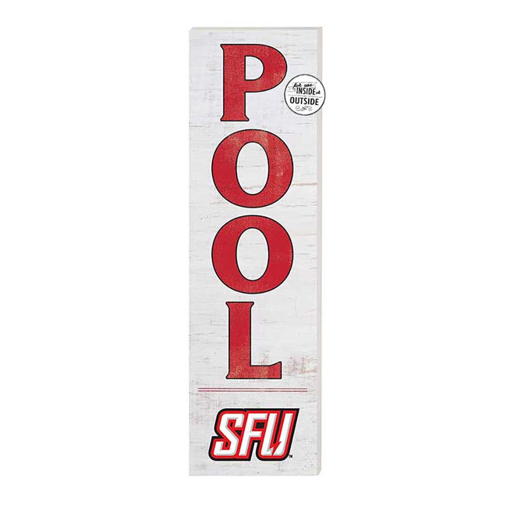 10x35 Indoor Outdoor Sign Pool Saint Francis Red Flash