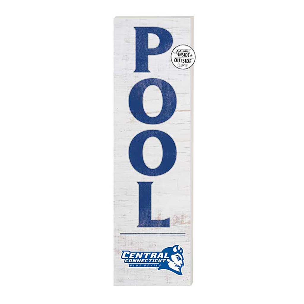 10x35 Indoor Outdoor Sign Pool Central Connecticut State Blue Devils