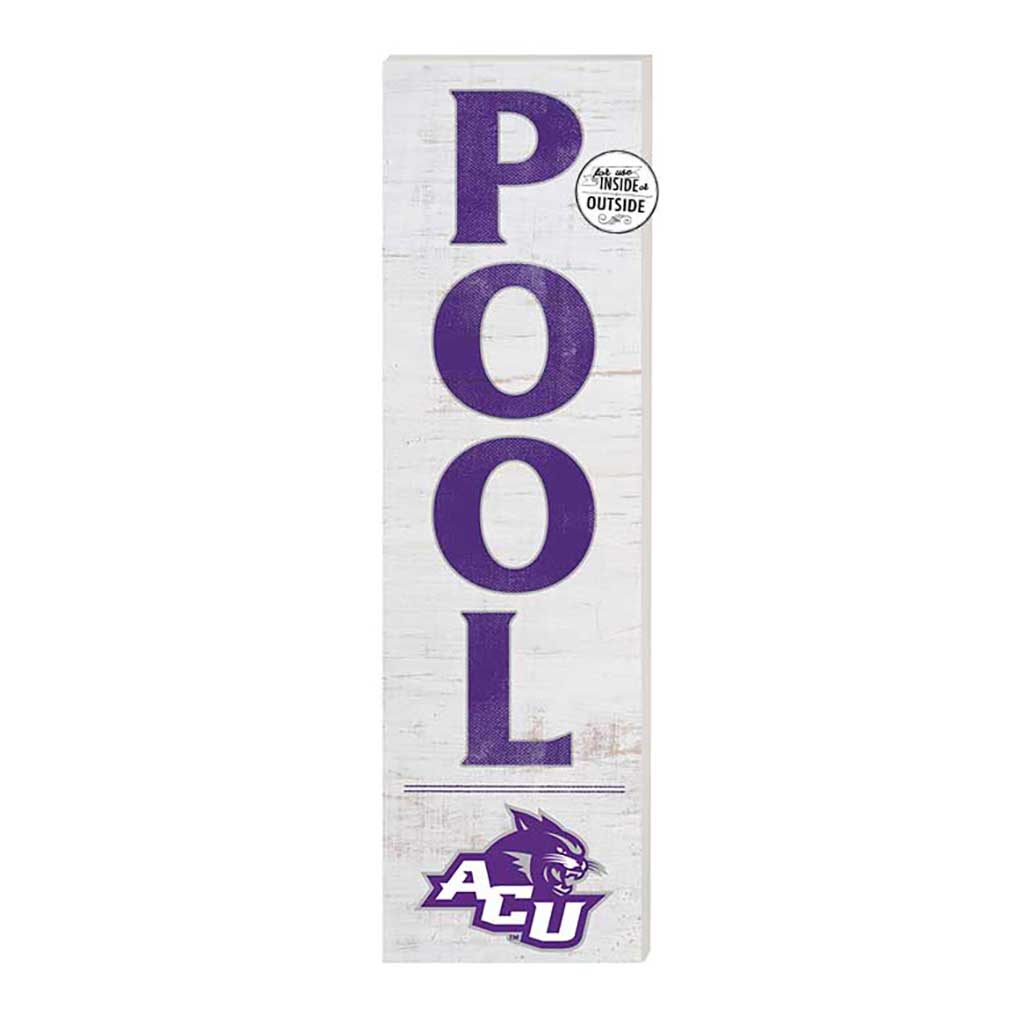 10x35 Indoor Outdoor Sign Pool Abilene Christian Wildcats