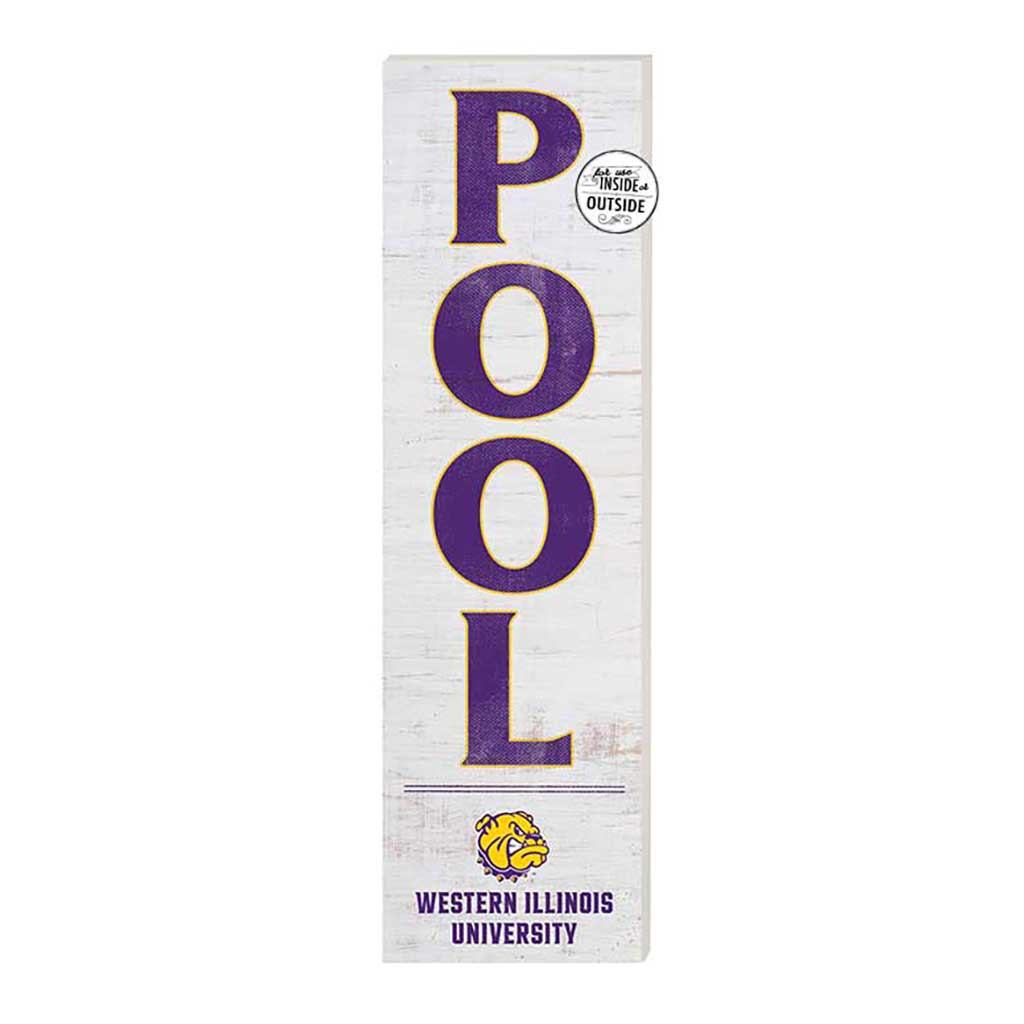 10x35 Indoor Outdoor Sign Pool Western Illinois Leathernecks