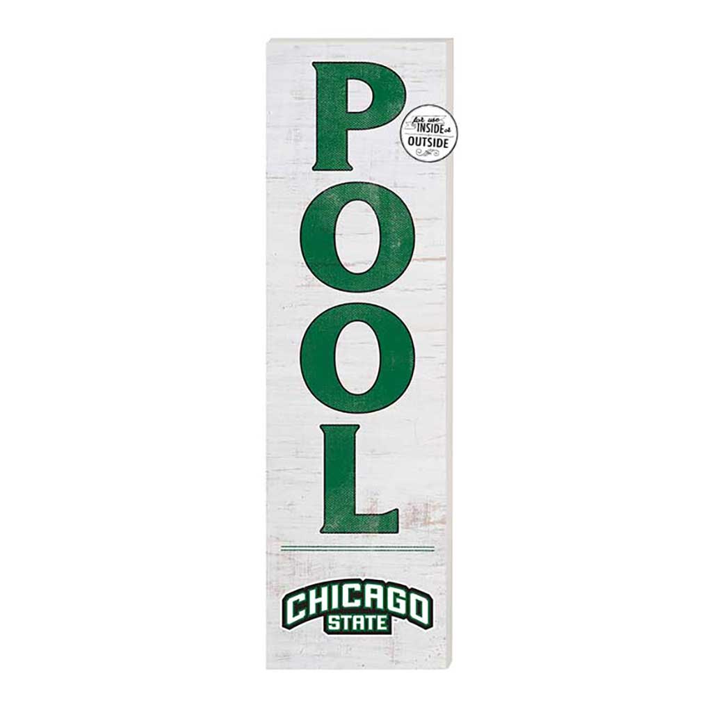 10x35 Indoor Outdoor Sign Pool Chicago State Cougars