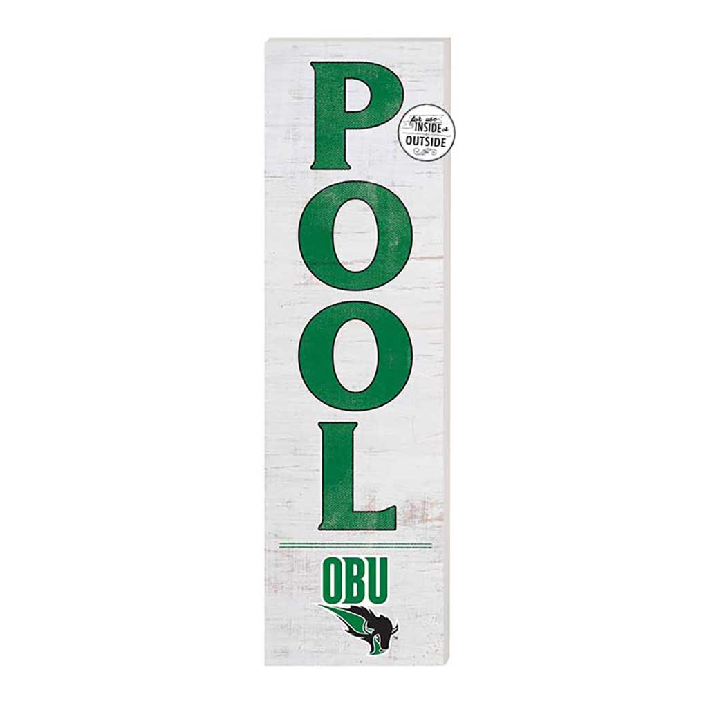 10x35 Indoor Outdoor Sign Pool Oklahoma Baptist University Bison