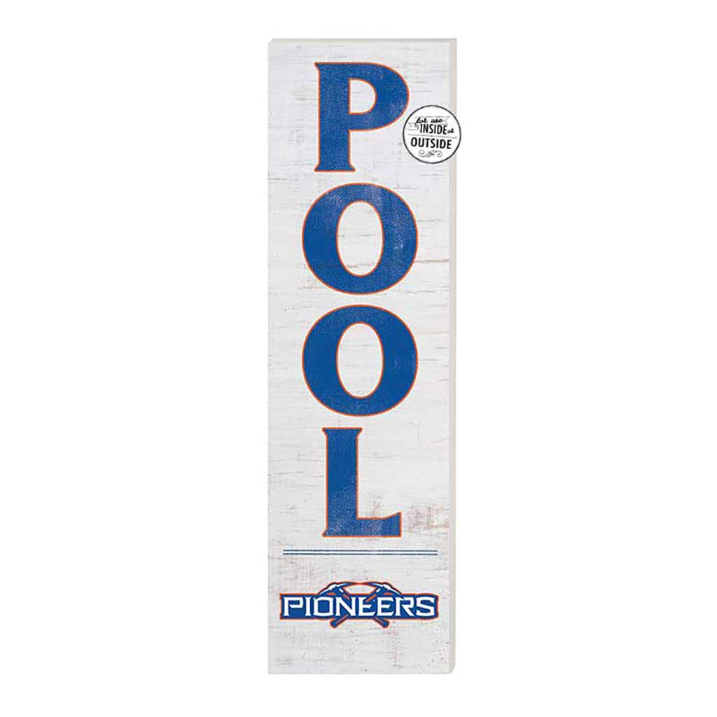 10x35 Indoor Outdoor Sign Pool Wisconsin - Platteville PIONEERS