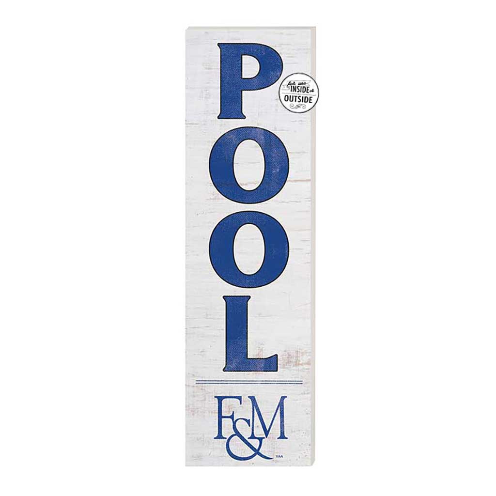 10x35 Indoor Outdoor Sign Pool Franklin & Marshall College DIPLOMATS