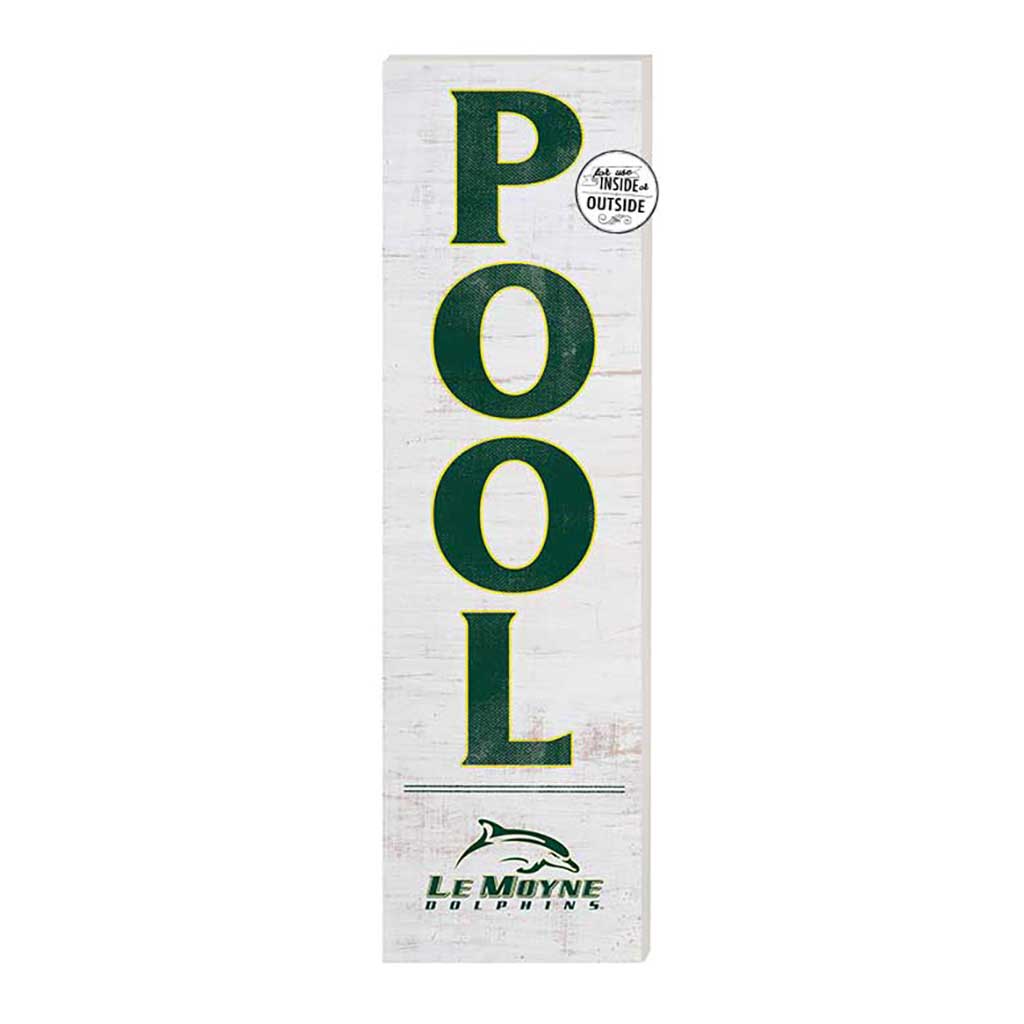 10x35 Indoor Outdoor Sign Pool Le Moyne College DOLPHINS