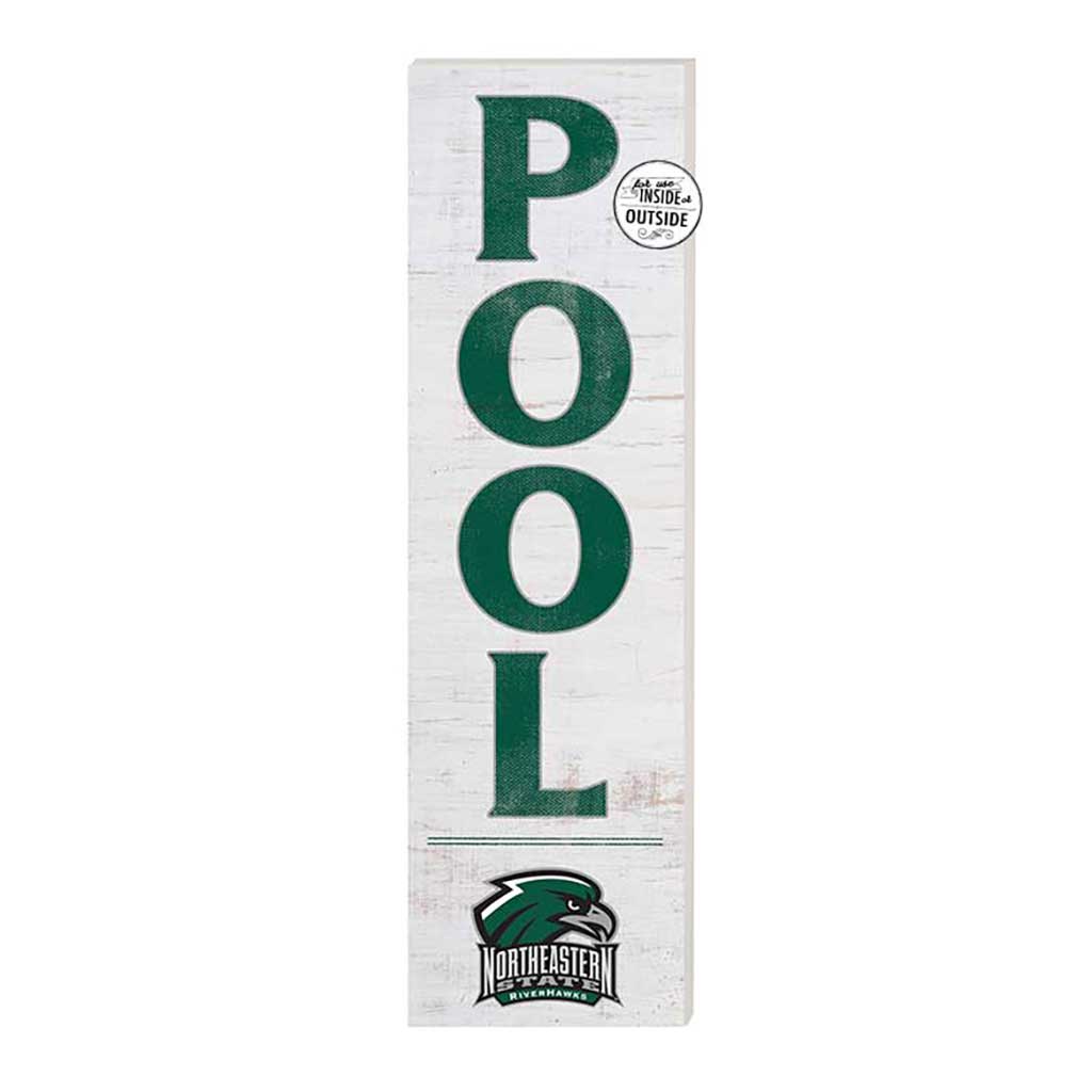 10x35 Indoor Outdoor Sign Pool Northeastern State University Riverhawks