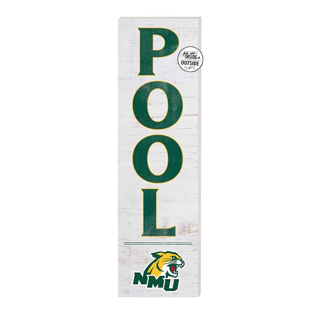 10x35 Indoor Outdoor Sign Pool Northern Michigan University Wildcats