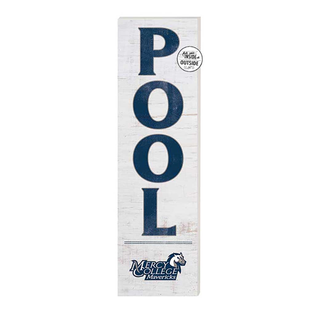 10x35 Indoor Outdoor Sign Pool Mercy College Mavericks