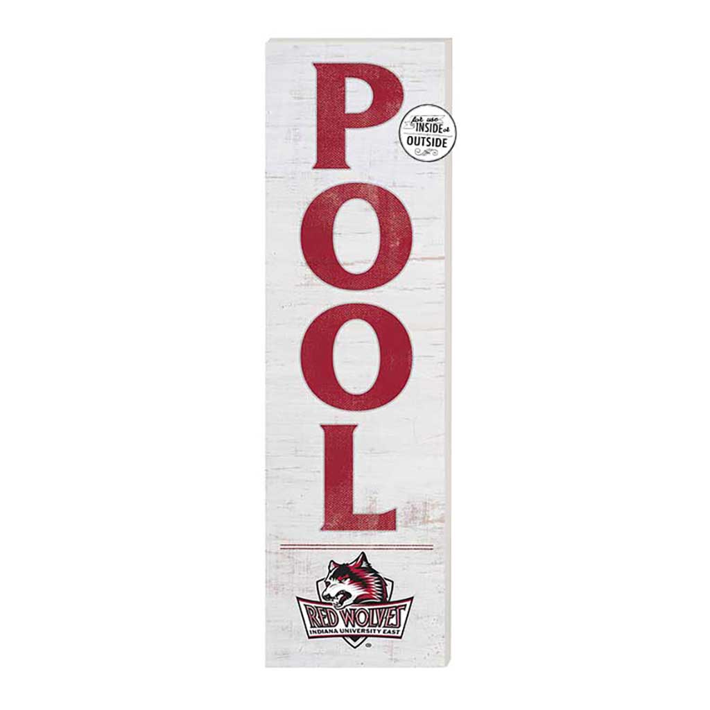 10x35 Indoor Outdoor Sign Pool Indiana University East Red Wolves