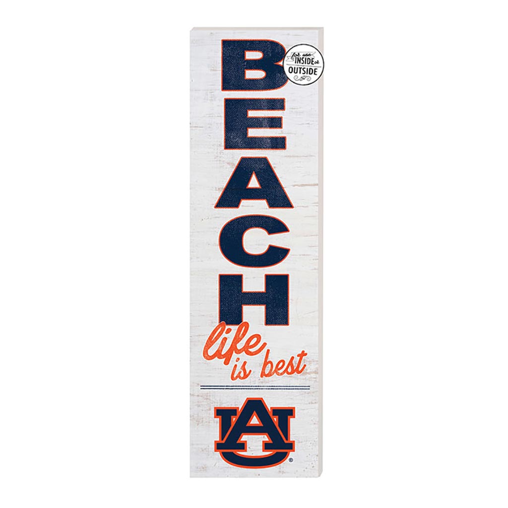 10x35 Indoor Outdoor Sign Beach Life Auburn Tigers