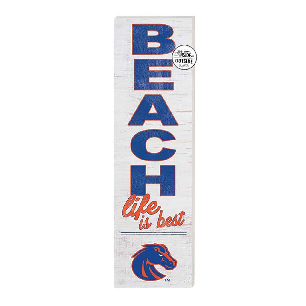 10x35 Indoor Outdoor Sign Beach Life Boise State Broncos