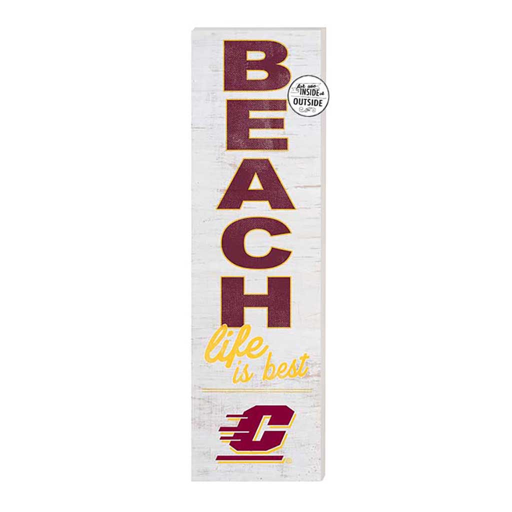 10x35 Indoor Outdoor Sign Beach Life Central Michigan Chippewas