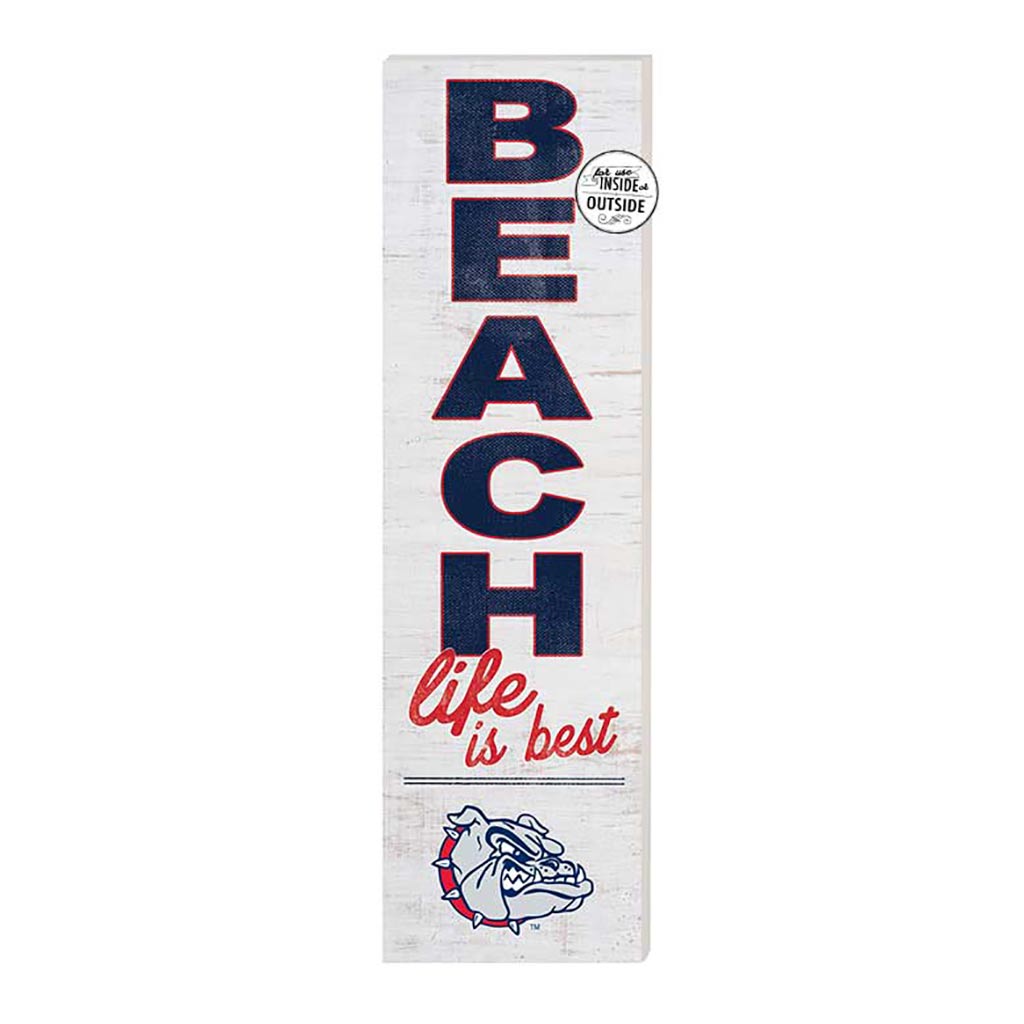 10x35 Indoor Outdoor Sign Beach Life Gonzaga Bulldogs