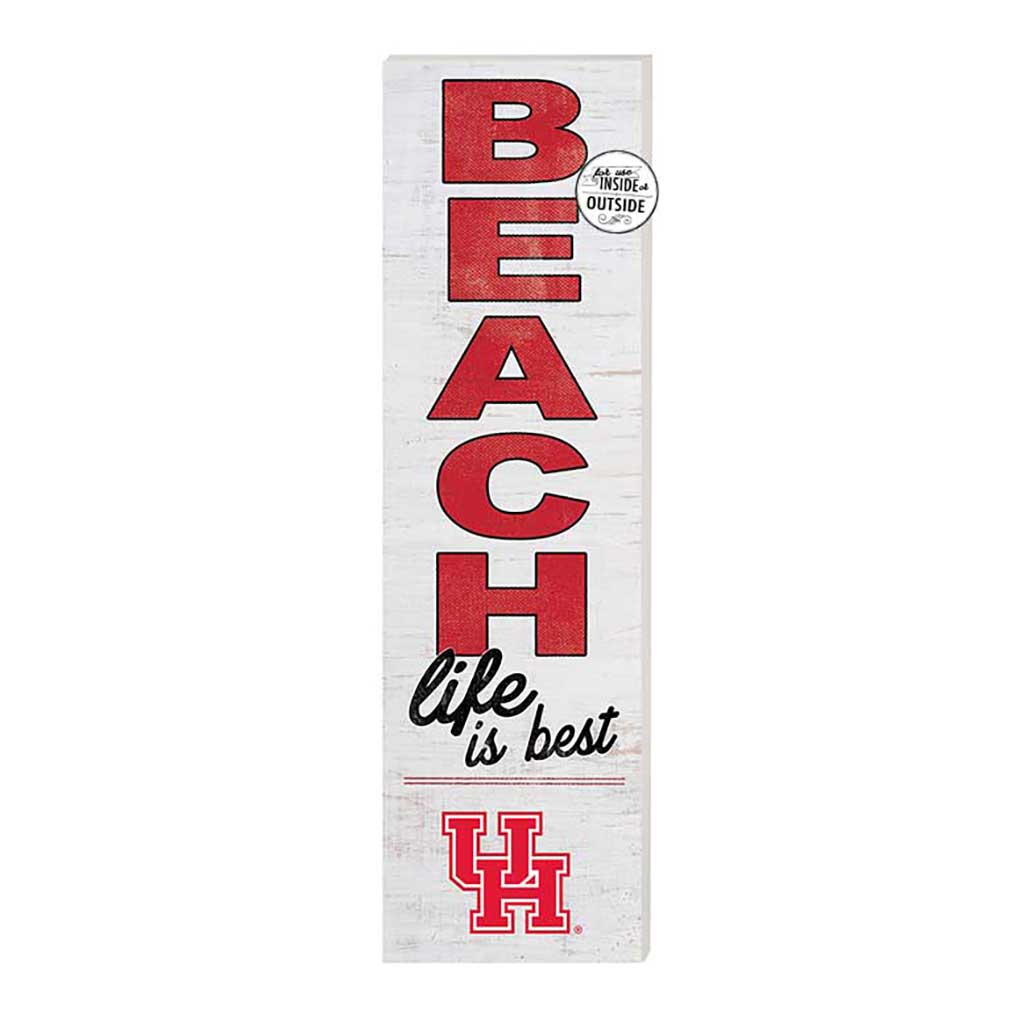 10x35 Indoor Outdoor Sign Beach Life Houston Cougars