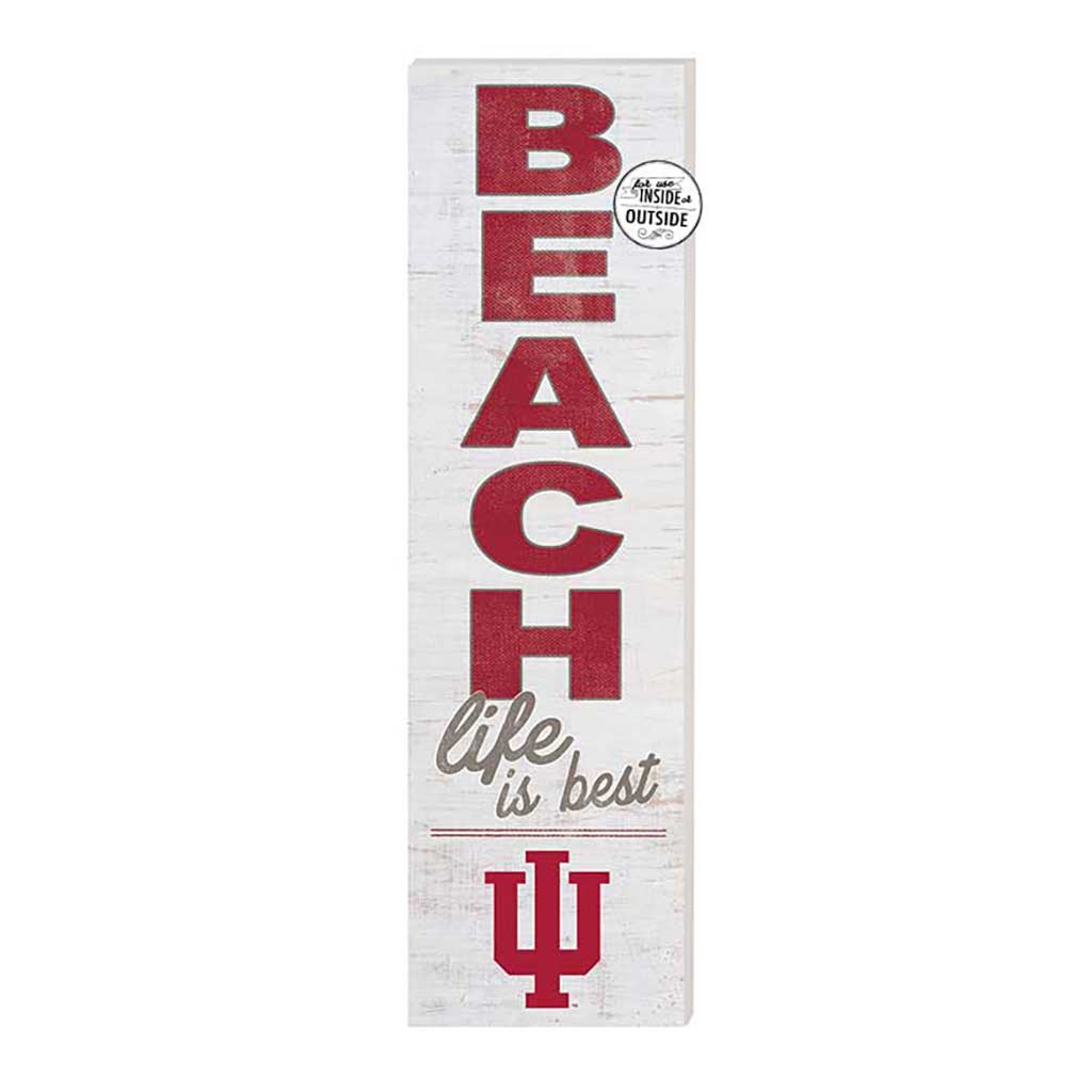 10x35 Indoor Outdoor Sign Beach Life Indiana Hoosiers