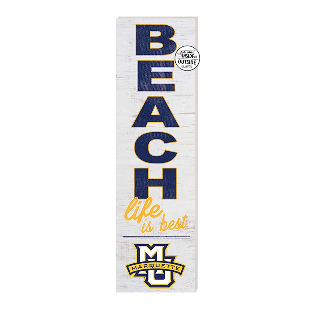 10x35 Indoor Outdoor Sign Beach Life Marquette Golden Eagles