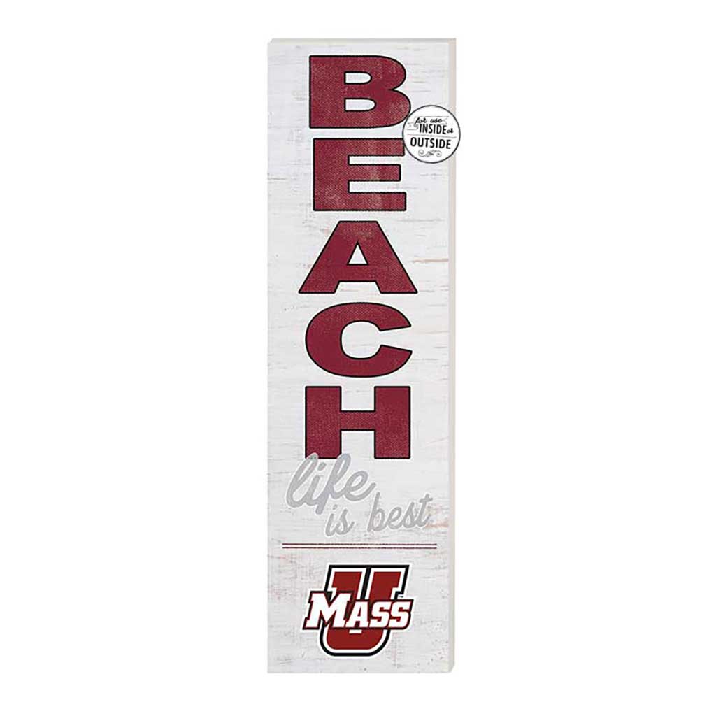 10x35 Indoor Outdoor Sign Beach Life Massachusetts (UMASS-Amherst) Minutemen