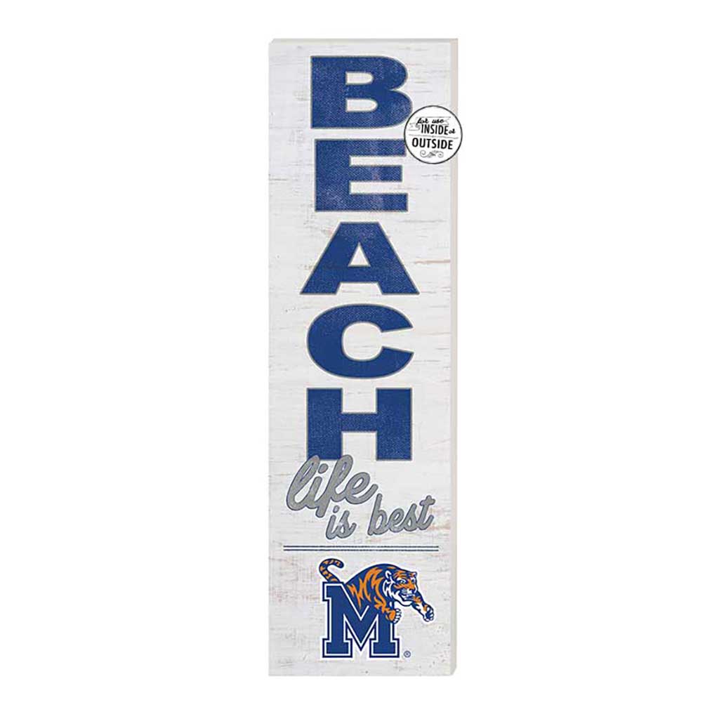 10x35 Indoor Outdoor Sign Beach Life Memphis Tigers