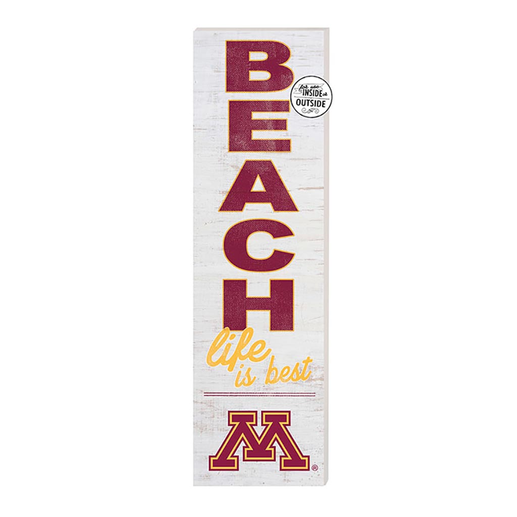 10x35 Indoor Outdoor Sign Beach Life Minnesota Golden Gophers