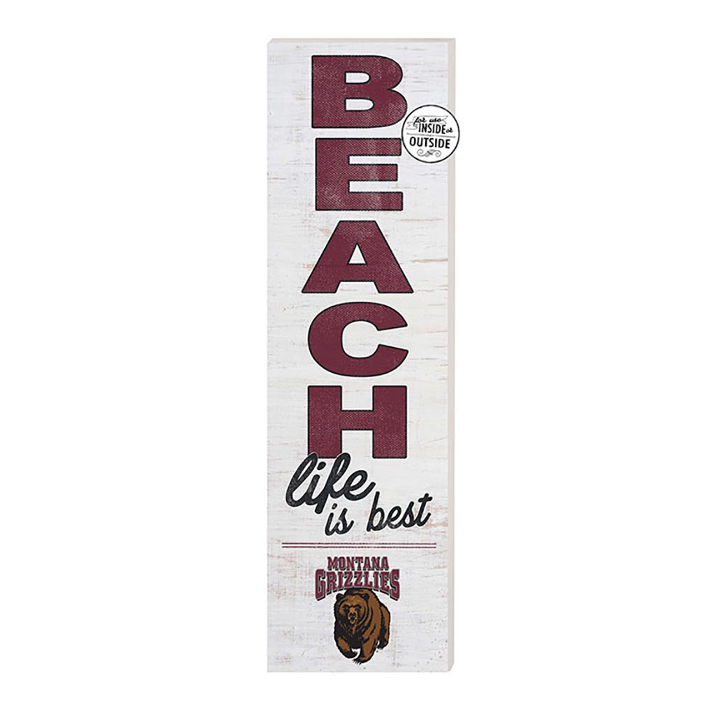 10x35 Indoor Outdoor Sign Beach Life Montana Grizzlies