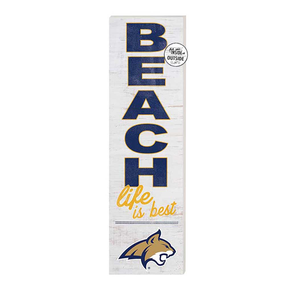 10x35 Indoor Outdoor Sign Beach Life Montana State Fighting Bobcats