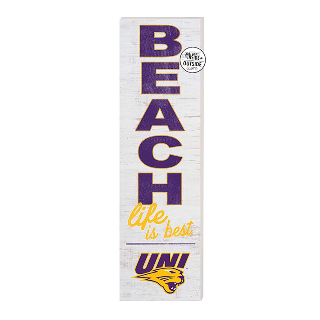 10x35 Indoor Outdoor Sign Beach Life Northern Iowa Panthers