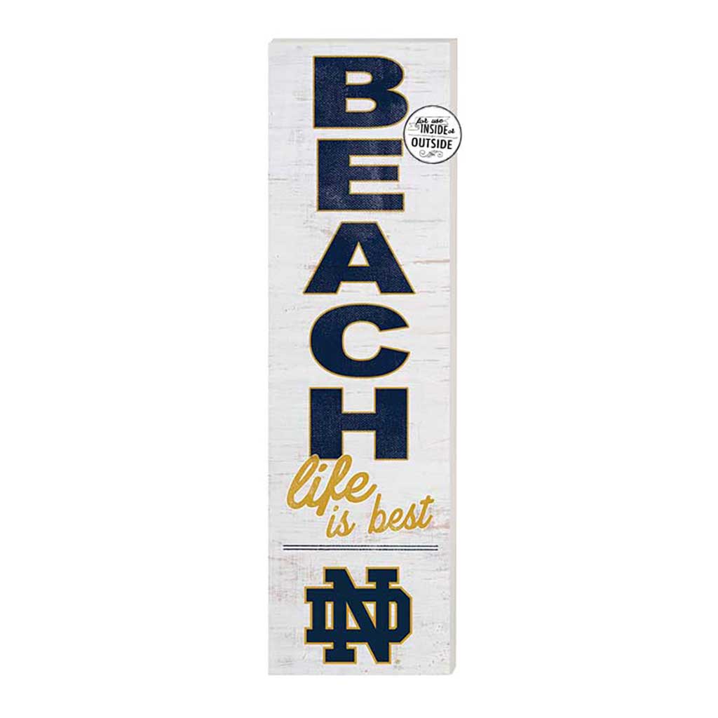 10x35 Indoor Outdoor Sign Beach Life Notre Dame Fighting Irish