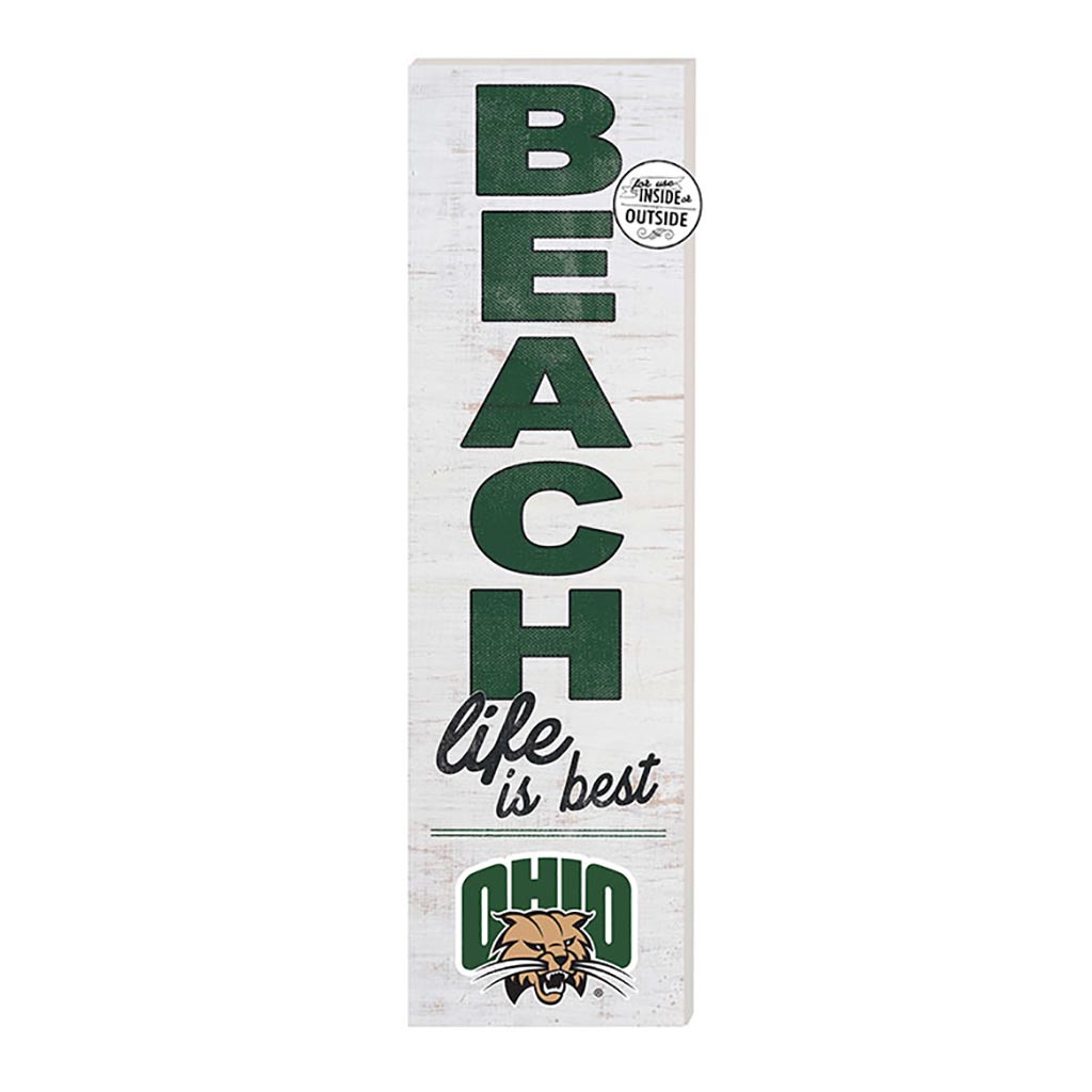 10x35 Indoor Outdoor Sign Beach Life Ohio Univ Bobcats