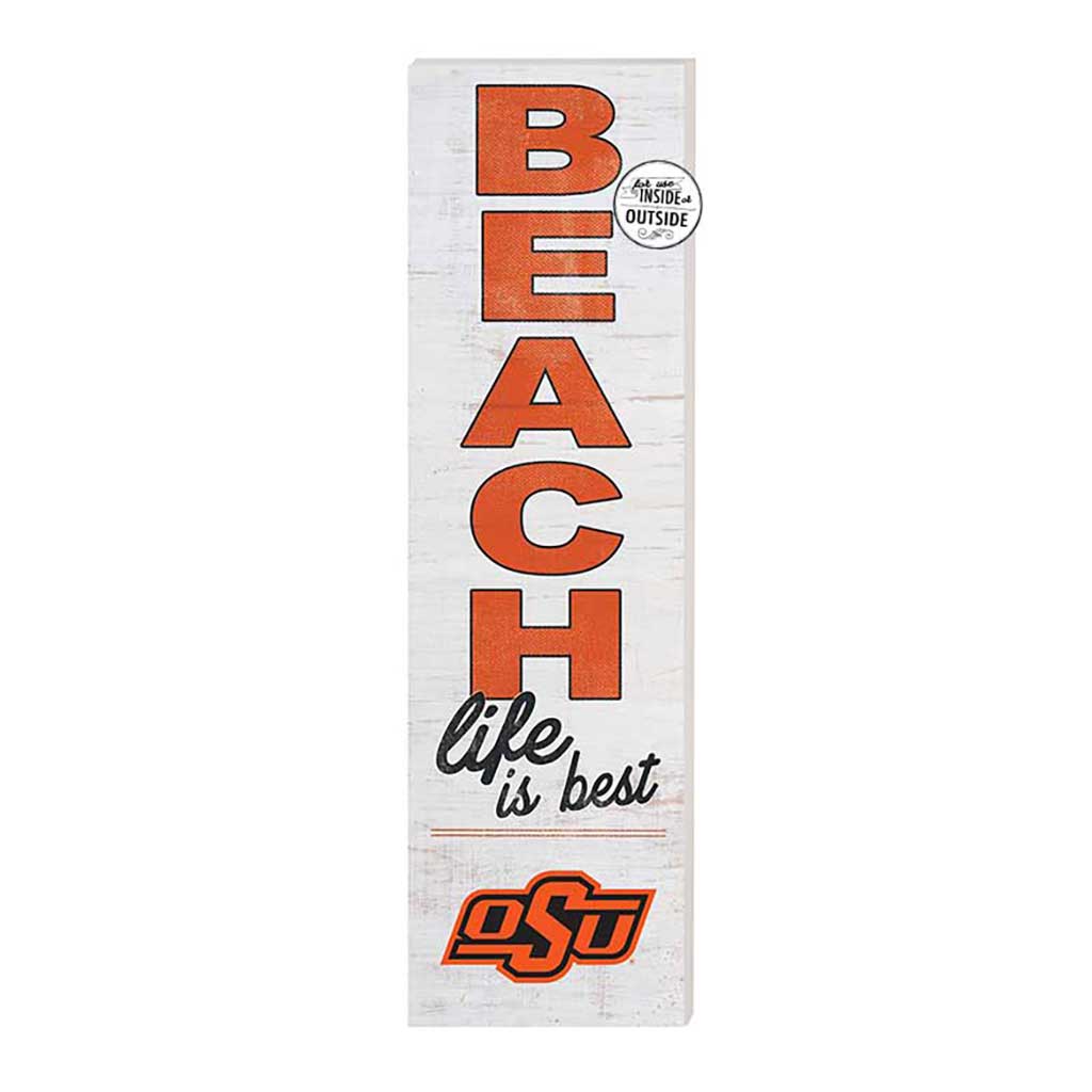 10x35 Indoor Outdoor Sign Beach Life Oklahoma State Cowboys