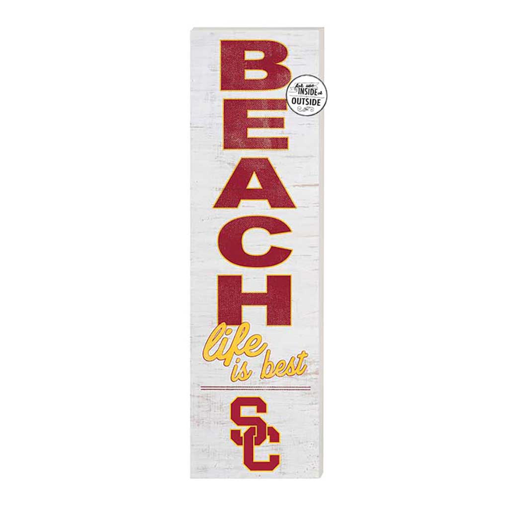 10x35 Indoor Outdoor Sign Beach Life Southern California Trojans