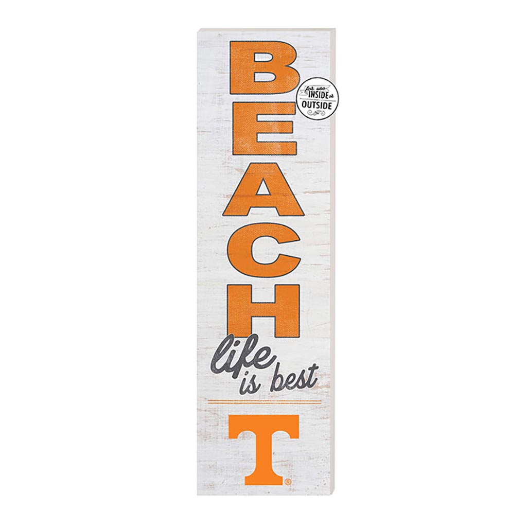 10x35 Indoor Outdoor Sign Beach Life Tennessee Volunteers