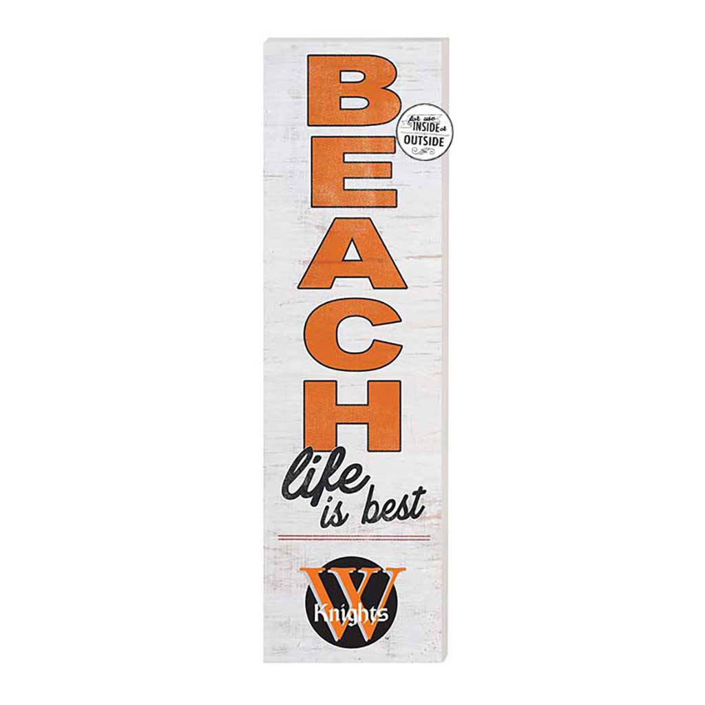 10x35 Indoor Outdoor Sign Beach Life Wartburg College Knights