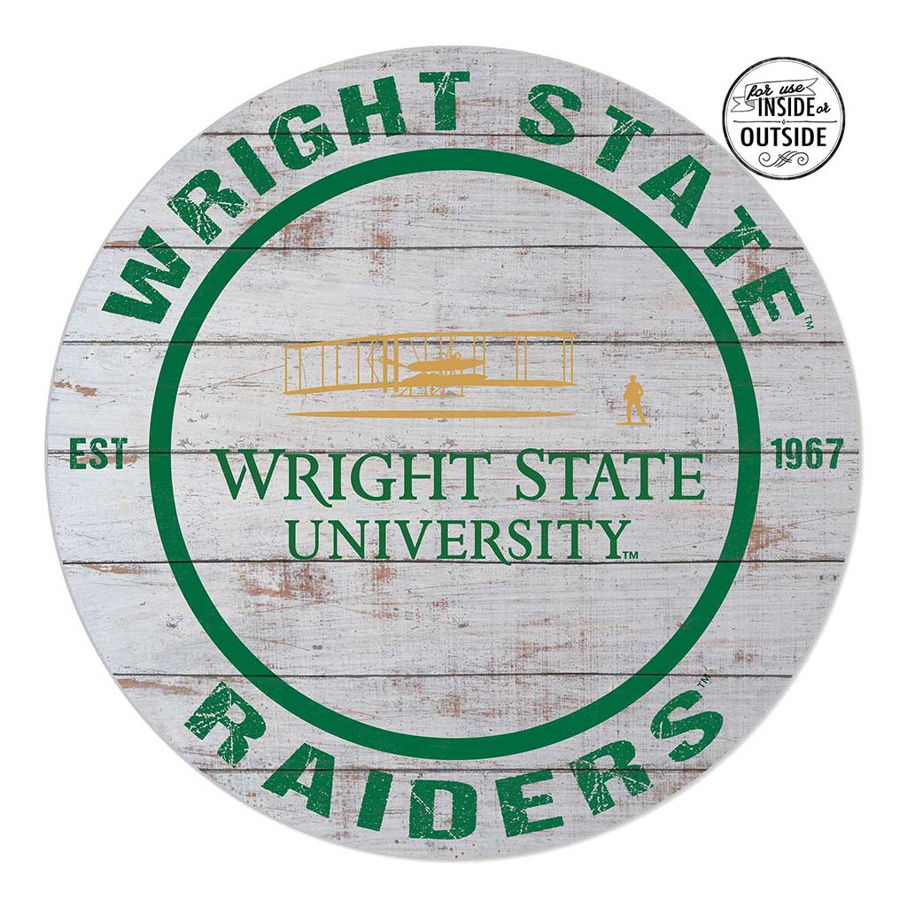 20x20 Indoor Outdoor Weathered Circle Wright State University - Lake Campus