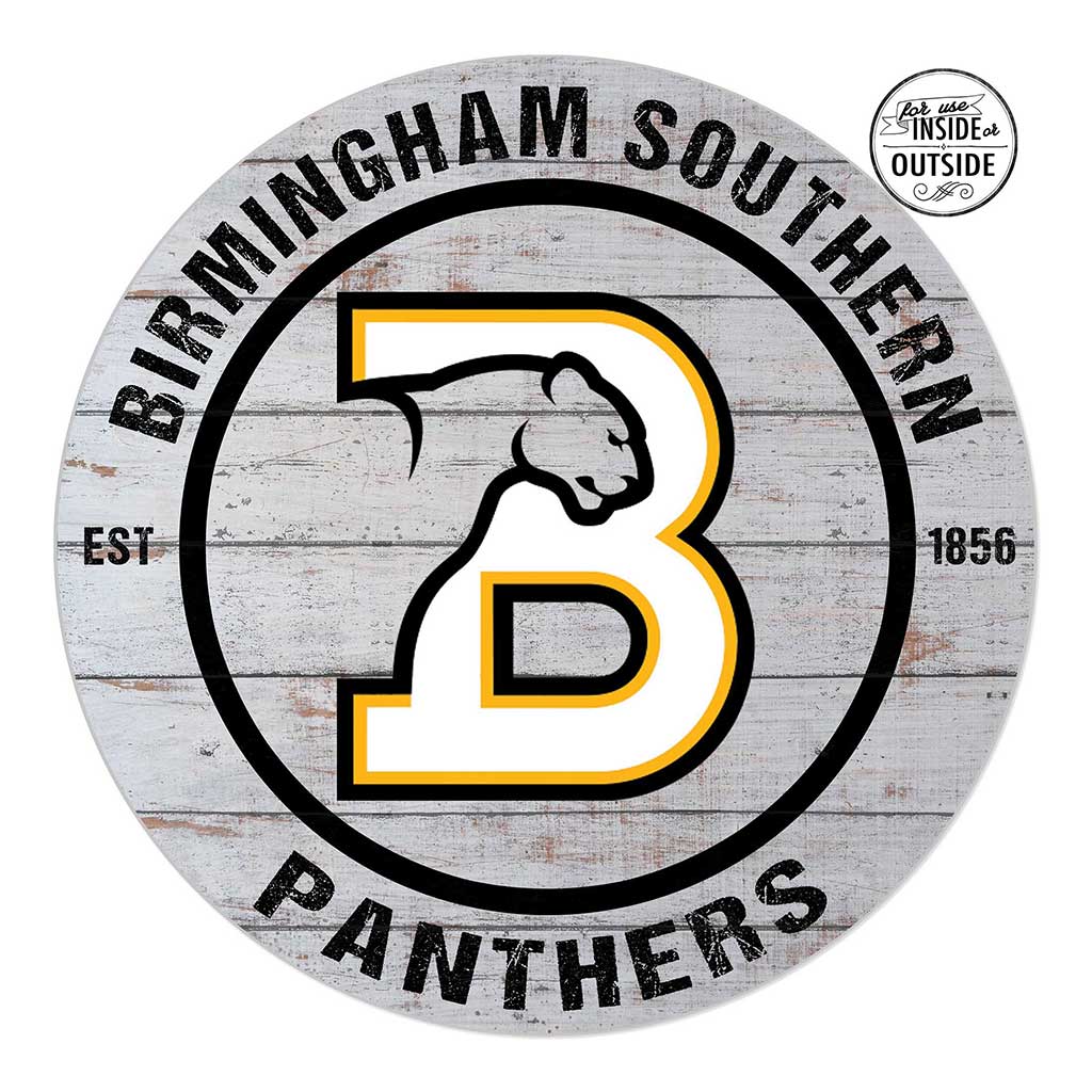 20x20 Indoor Outdoor Weathered Circle Birmingham Southern College Panthers