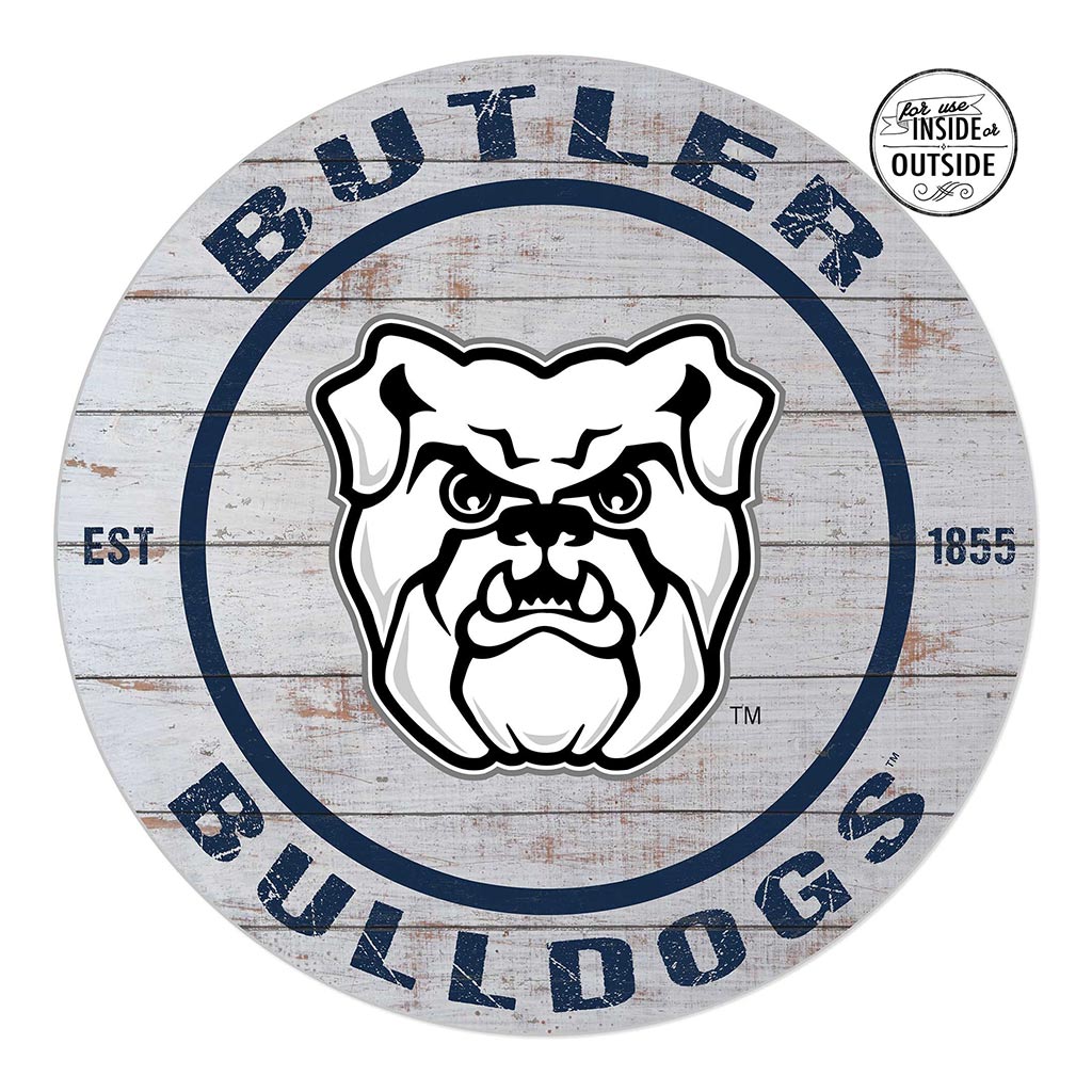 20x20 Indoor Outdoor Weathered Circle Butler Bulldogs