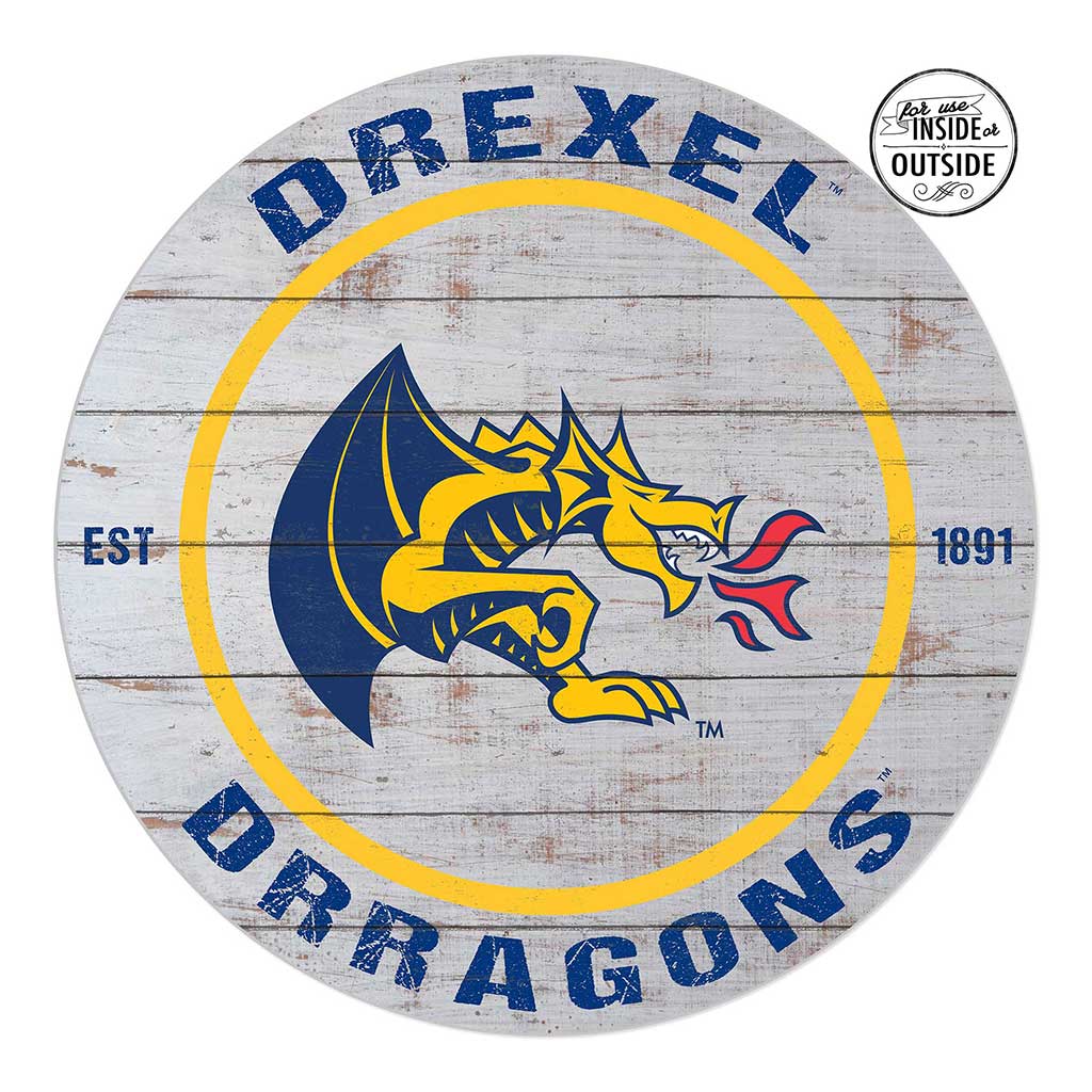 20x20 Indoor Outdoor Weathered Circle Drexel Dragons