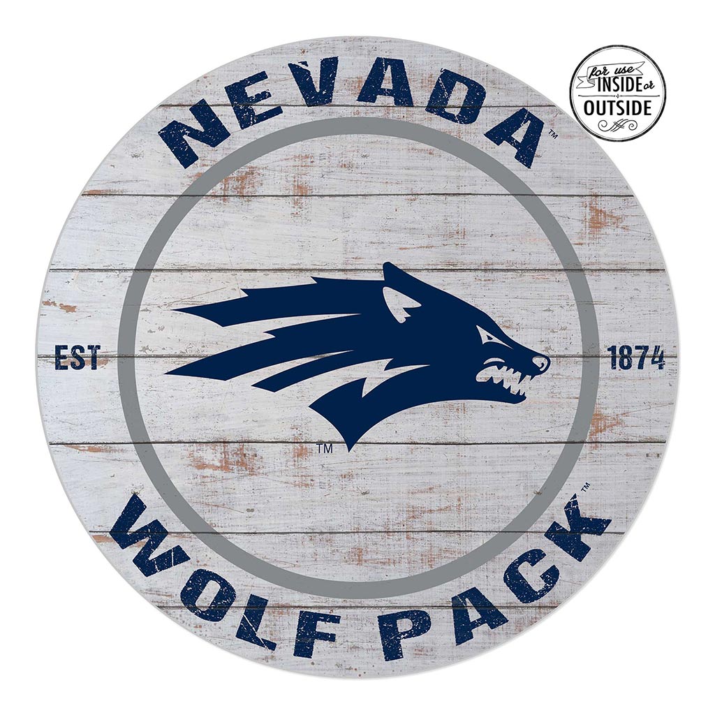 20x20 Indoor Outdoor Weathered Circle Nevada Wolf Pack