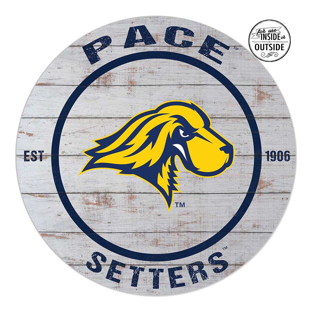 20x20 Indoor Outdoor Weathered Circle Pace University Setters