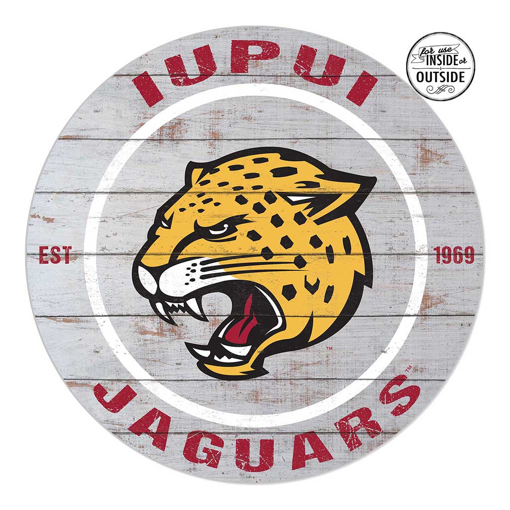 20x20 Indoor Outdoor Weathered Circle Indiana-Purdue Indianapolis Jaguars