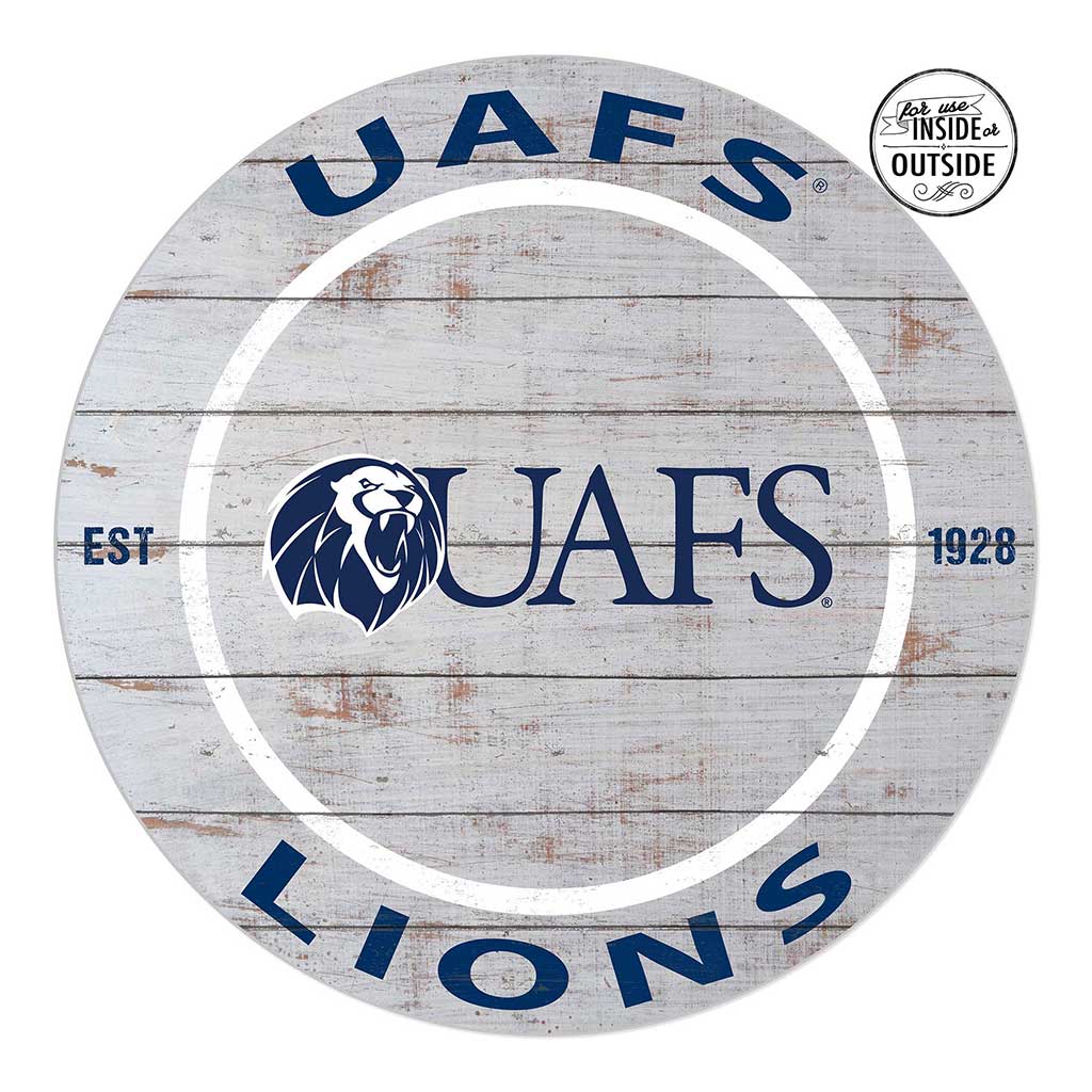 20x20 Indoor Outdoor Weathered Circle Arkansas - Fort Smith LIONS