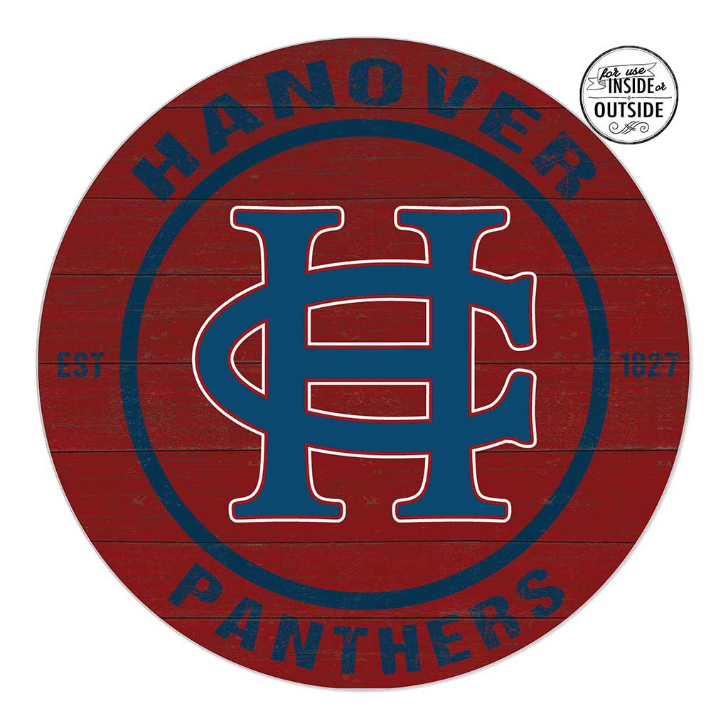 20x20 Indoor Outdoor Colored Circle Hanover College Panthers