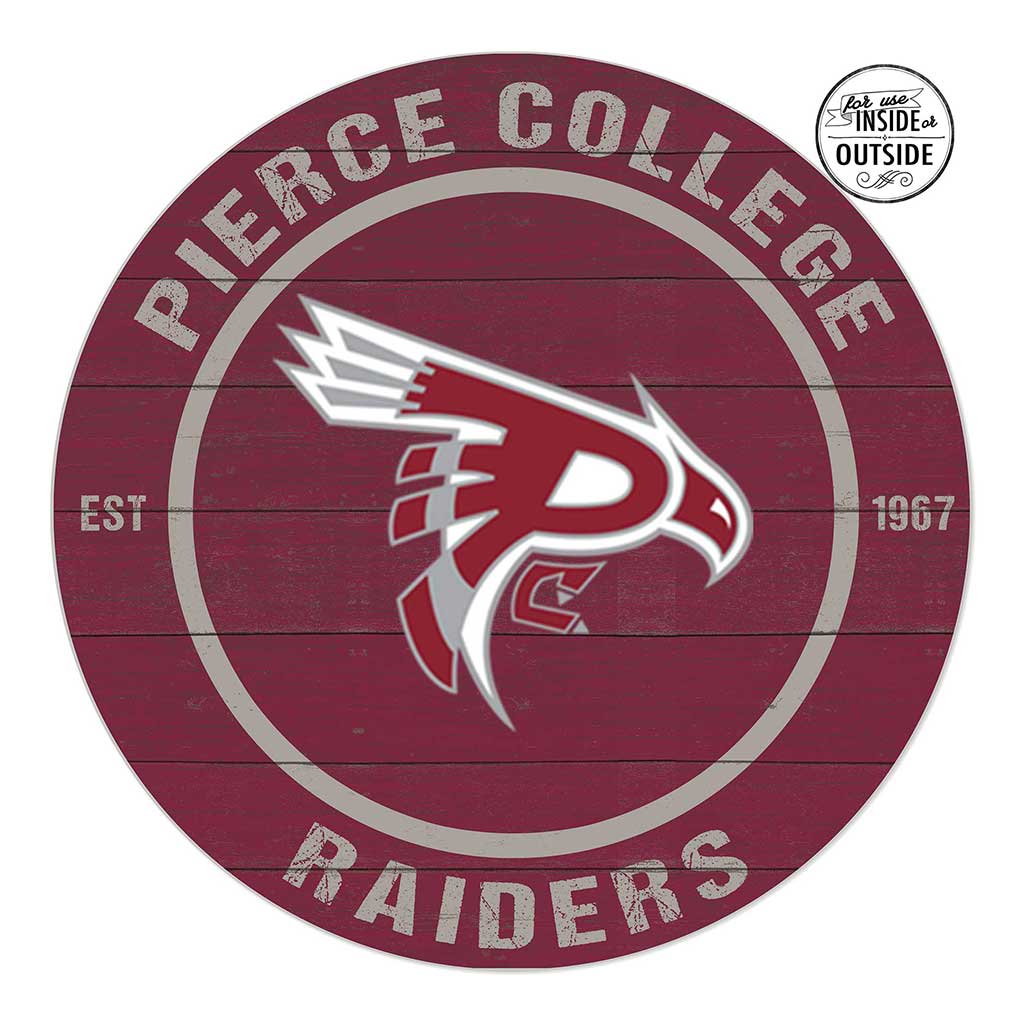 20x20 Indoor Outdoor Colored Circle Pierce College Raiders